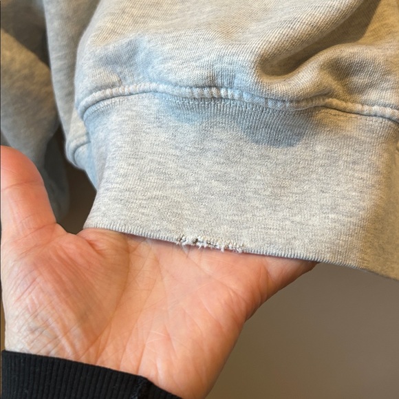 Anine Bing Jaci Cotton Logo Sweatshirt M - Picture 4 of 10